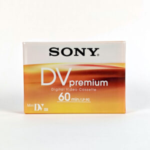 MiniDV cassettes for video recording