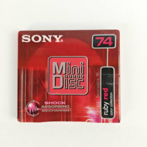 Minidisc Sony Color 74 min. - digital support - Sealed