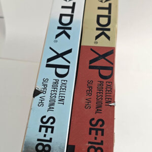 Dual Pack! Sealed TDK S-VHS Tapes (XP SE180)