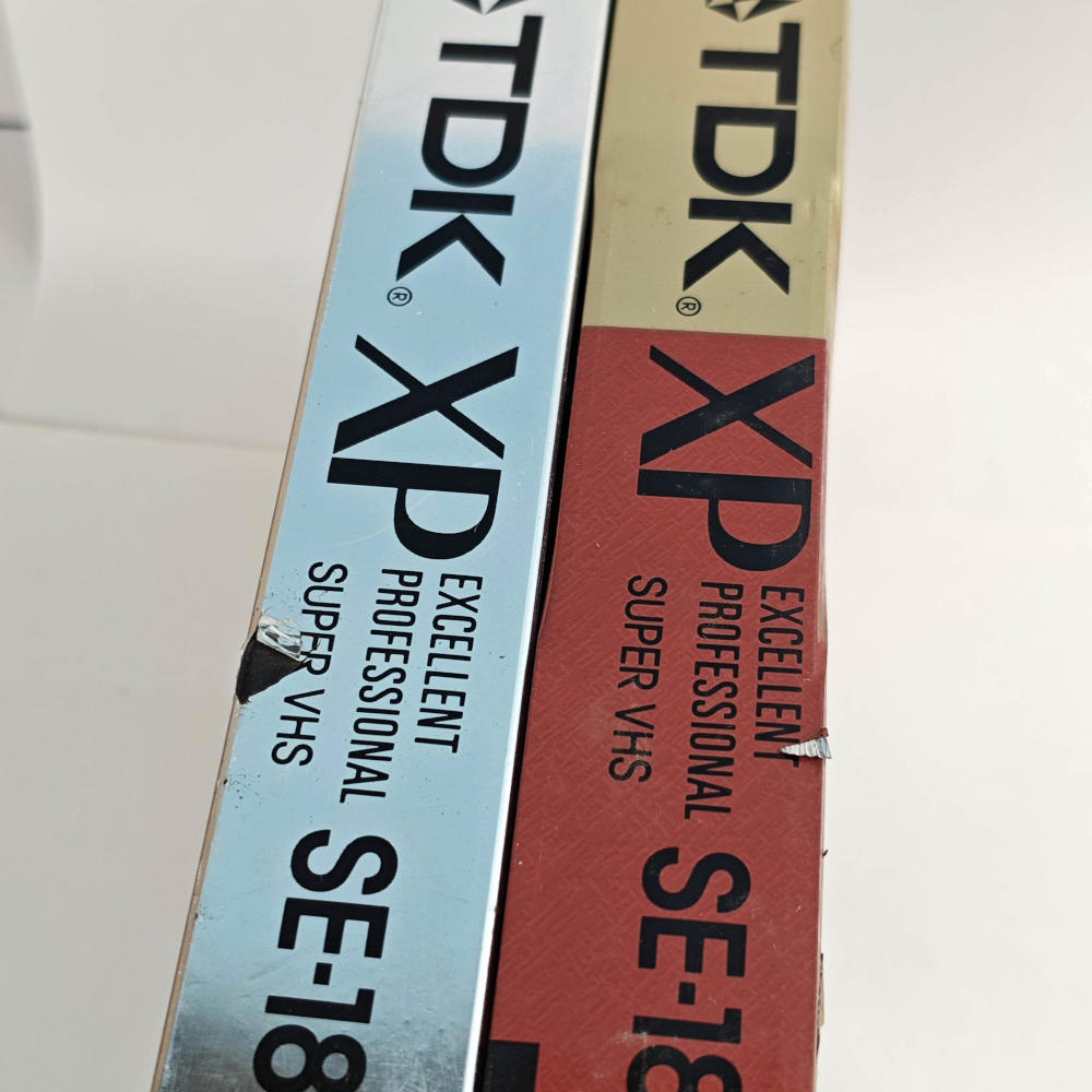 Dual Pack! Sealed TDK S-VHS Tapes (XP SE180) - immagine 3