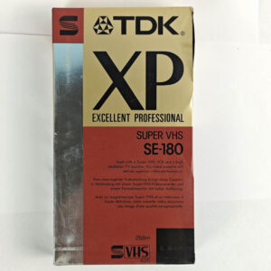 Dual Pack! Sealed TDK S-VHS Tapes (XP SE180)