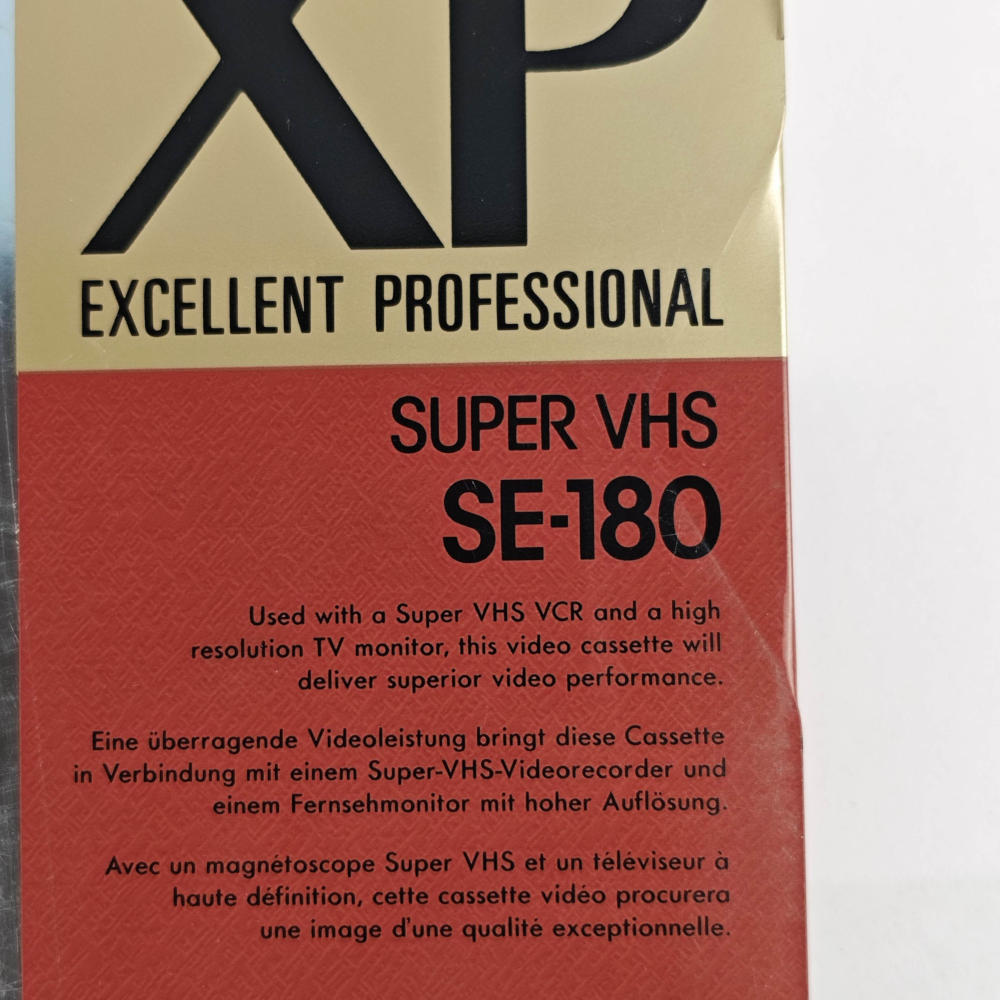 Dual Pack! Sealed TDK S-VHS Tapes (XP SE180) - immagine 6