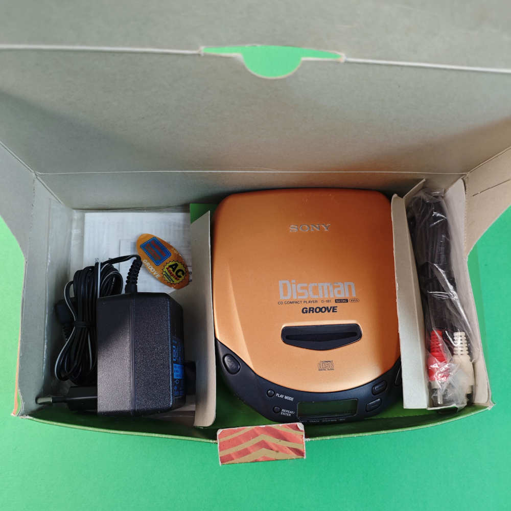 Sony Discman D-181 portable Cd Player orange - immagine 2