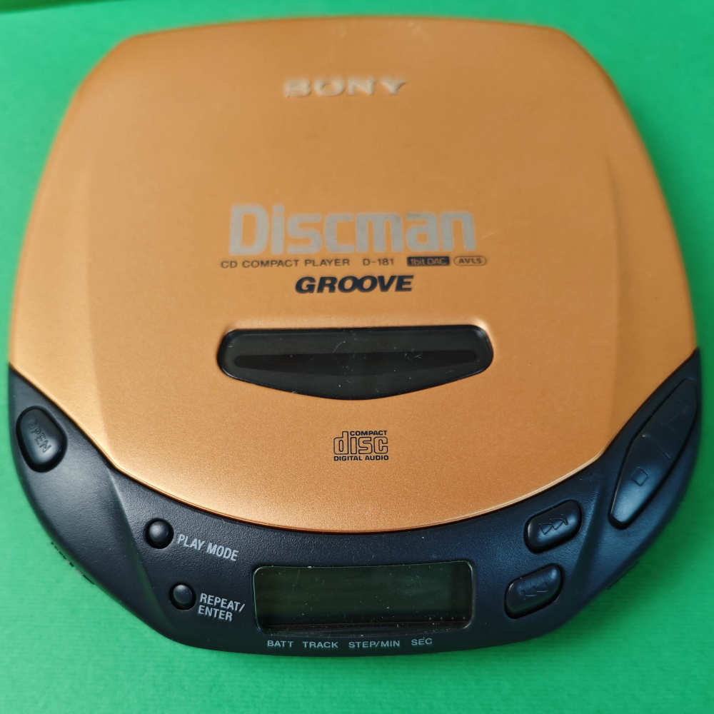 Sony Discman D-181 portable Cd Player orange - immagine 5